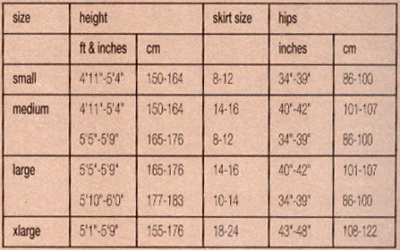 m&s size guide