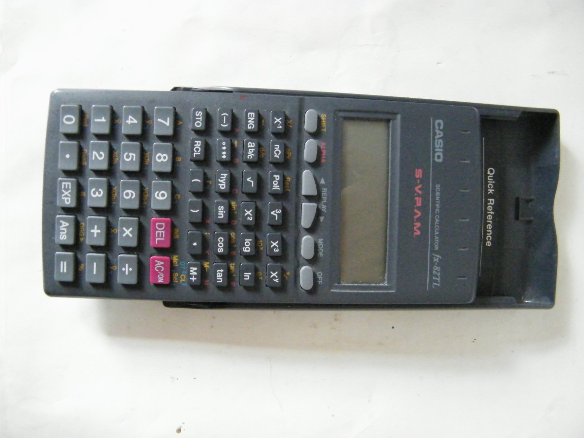 manual calculadora casio fx 82tl