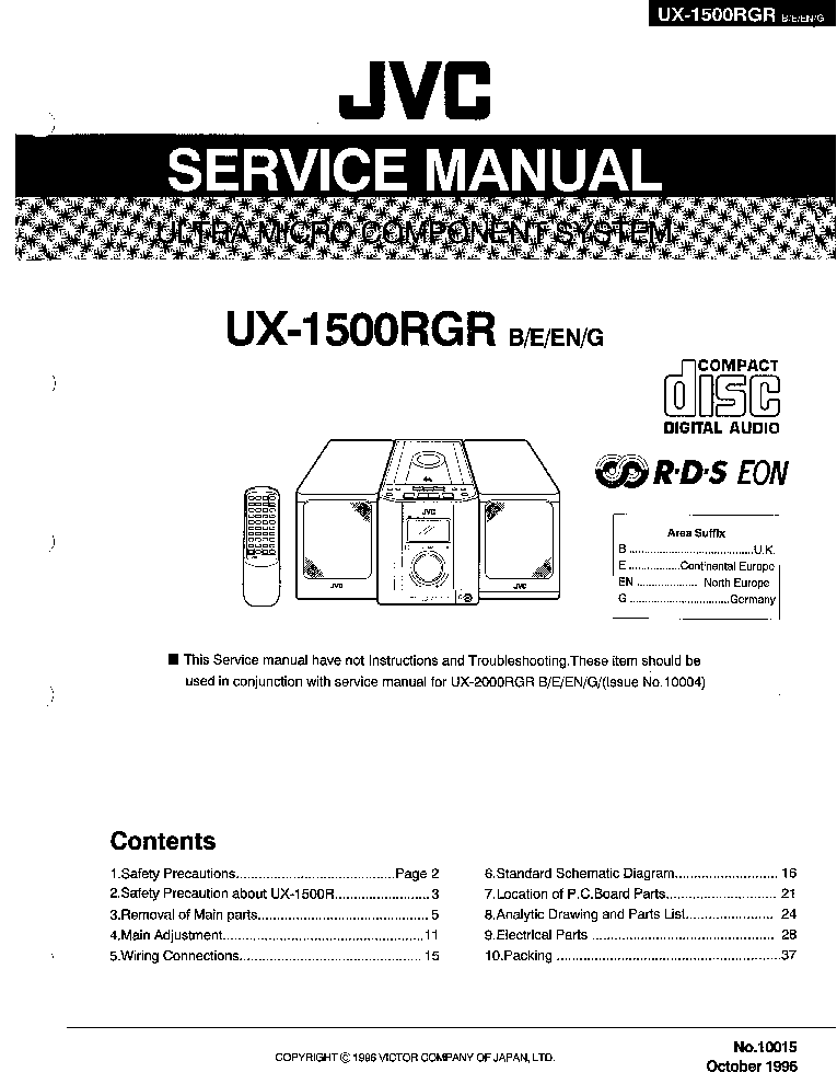 jvc ux dn650a manual