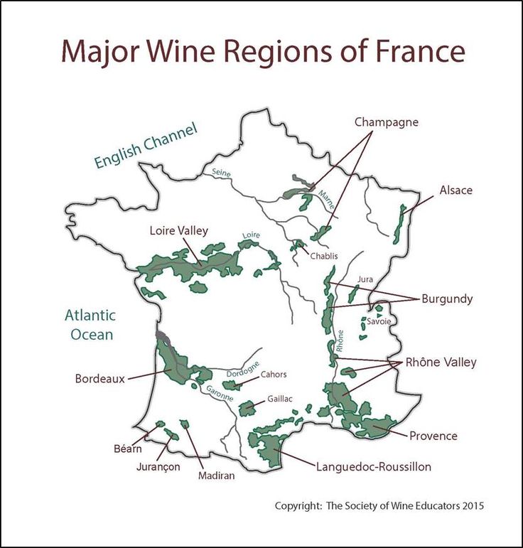 france wine regions map pdf