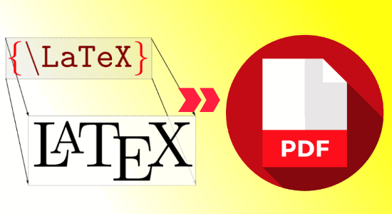 how to export pdf in latex