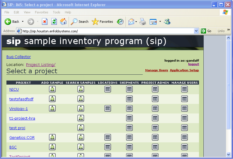 inventory system sample program