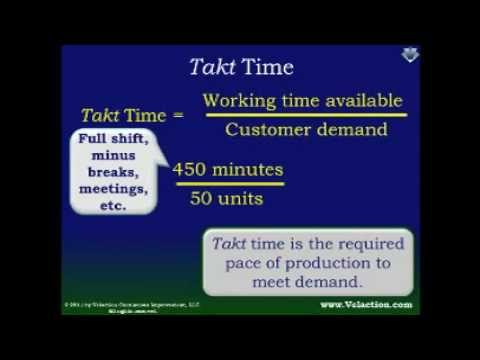 how to calculate takt time pdf