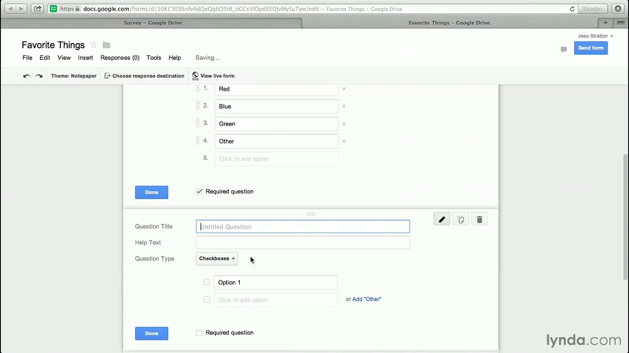 google forms tutorial pdf