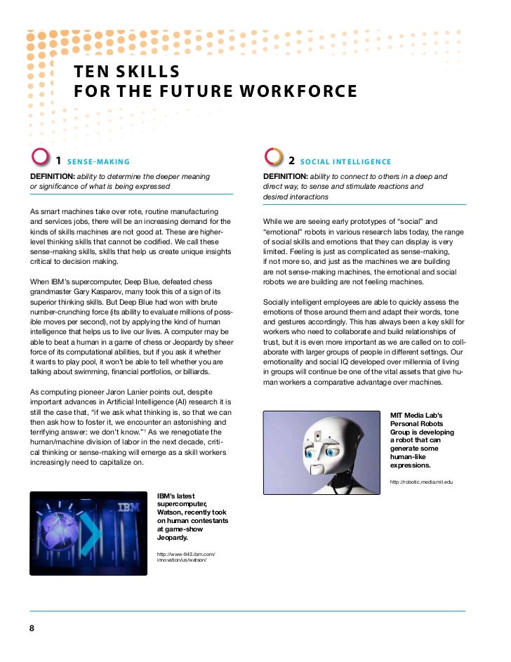 future work skills 2020 pdf