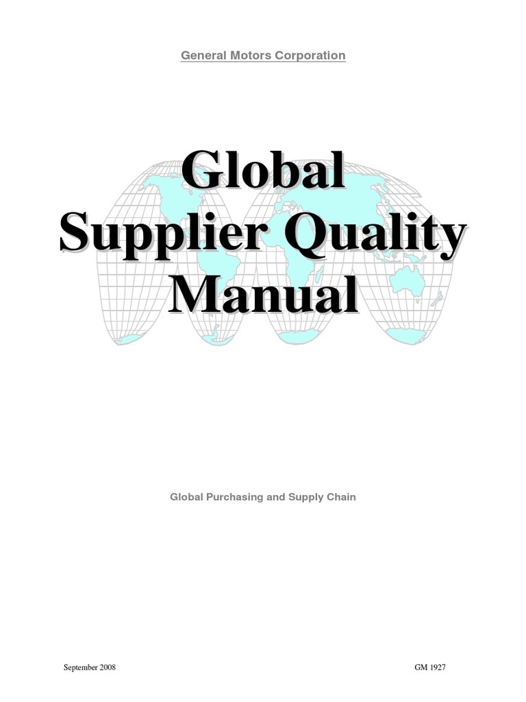 food quality manual pdf
