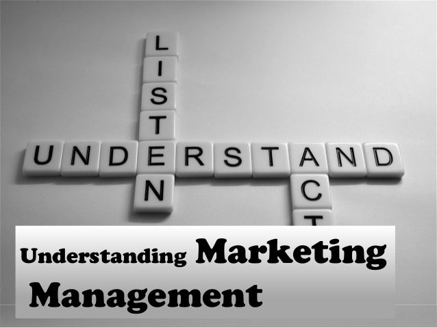 importance of marketing management pdf
