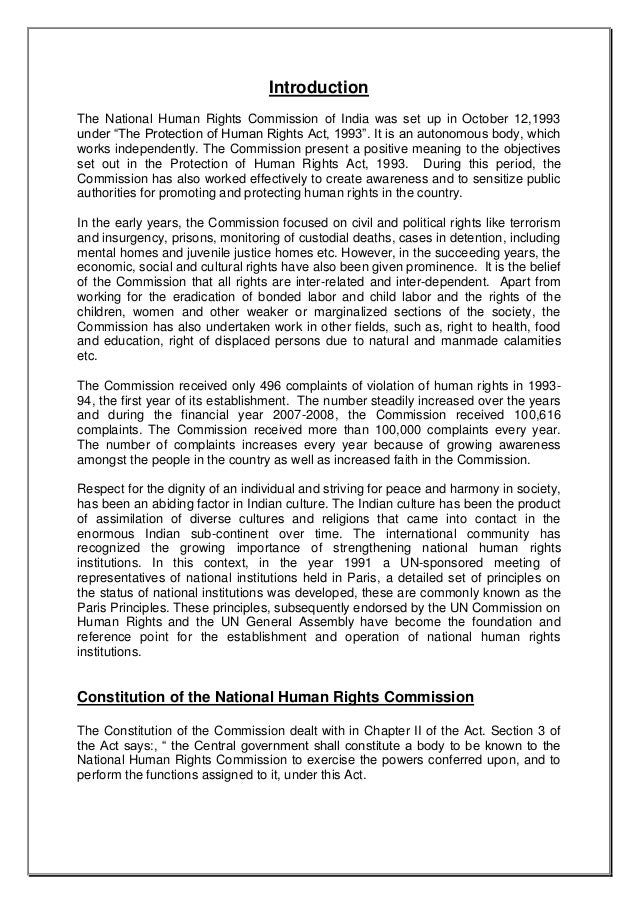human rights commission act 1993 pdf