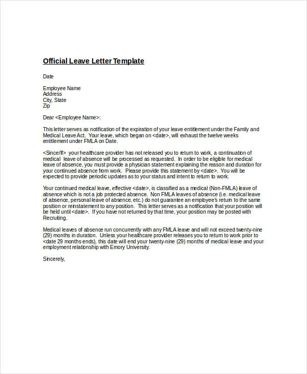free download sample official letters