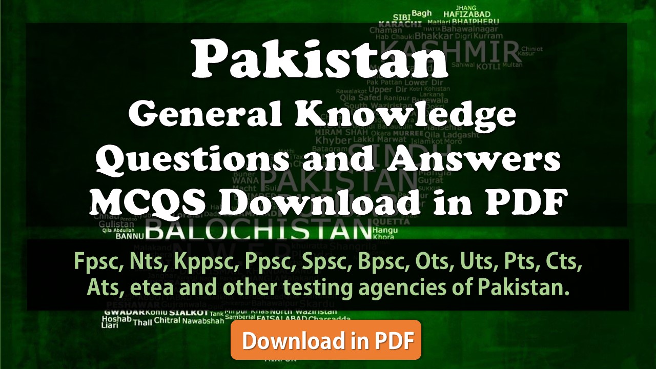 general knowledge quiz for students with answers pdf
