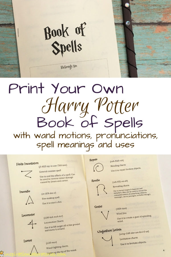 harry potter spell book pdf