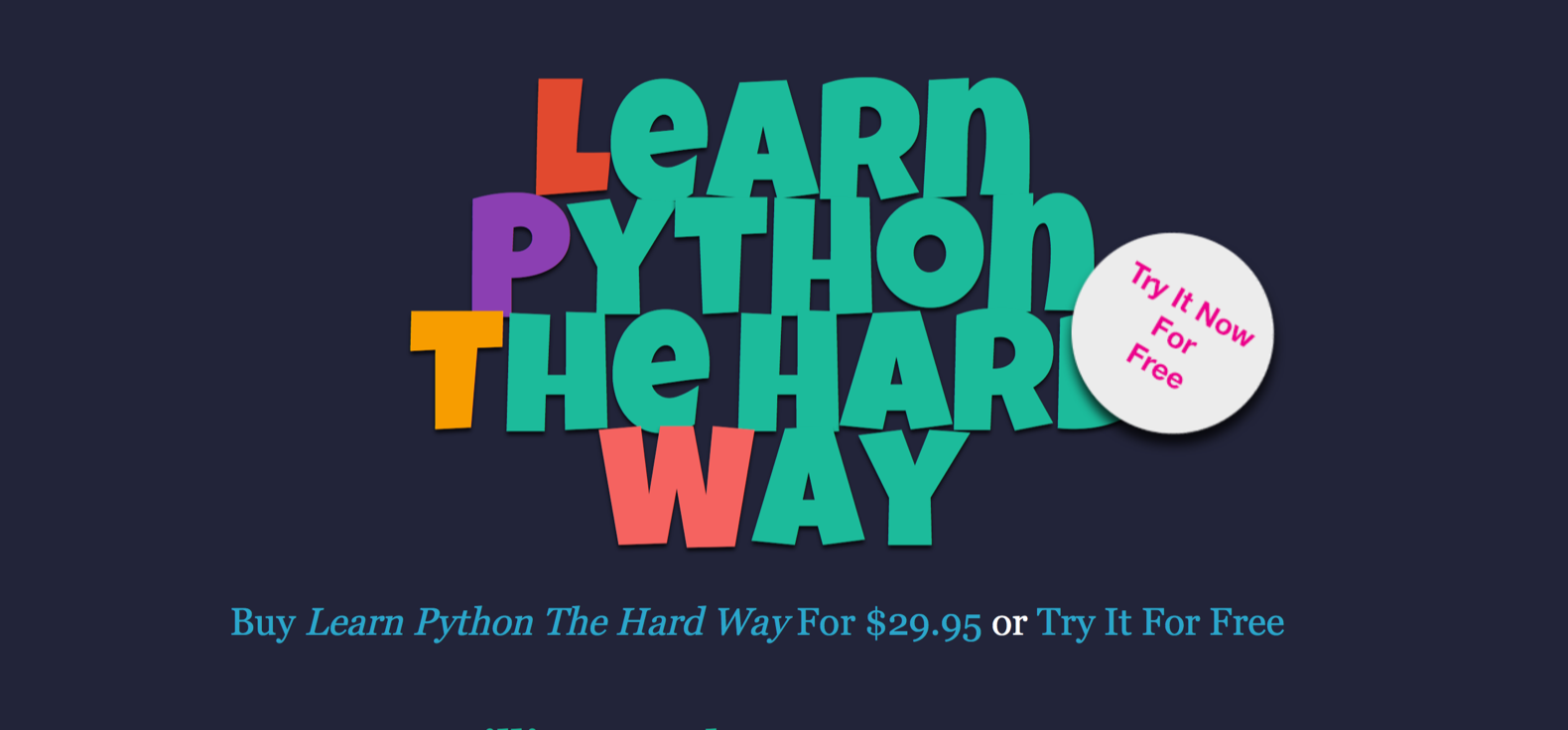 learn python 3 the hard way download pdf
