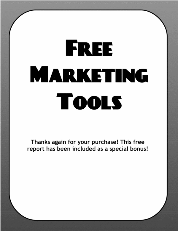 marketing tools pdf